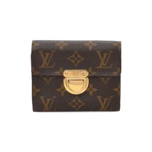 Louis Vuitton Monogram Canvas Small Wallet in Brown and Gold